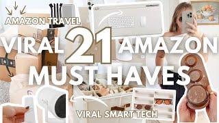 21 *VIRAL* AMAZON FINDS: amazon office accessories + amazon travel must haves + smart tech gadgets