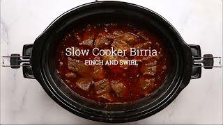 Slow Cooker Birria de Res