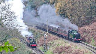 Uskmouth No.1 & 6695 Star At Dean Forest Railway's Autumn Steam Gala - 03/11/24