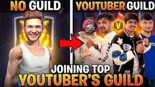 I Joined Top Freefire YouTuber's Guild in one video !!