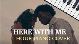 d4vid - Here With Me: 1 Hour Piano Cover (1 Hour Piano Version, Slowed + Reverb)