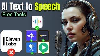 Best 05 Free AI Text to Speech Alternatives to Eleven Labs | Voice Generators Apps for Audio Sound