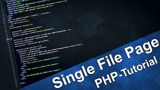 PHP Tutorial | Eine Datei für mehrere Seiten - Single index.php (Deutsch)