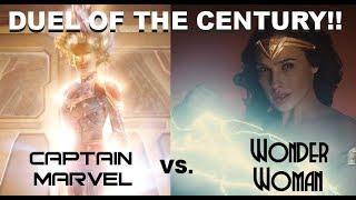 Captain Marvel vs Wonder Woman: The Duel Review - Who Would Win?