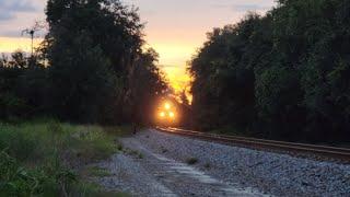 Bone Valley Phosphate Train At Sunset