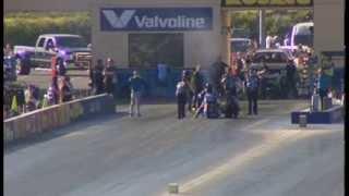 Chris Matherson Drag Bike Crash 2013