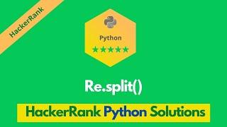 HackerRank Re.split() problem solution in Python | Python problems solutions | Programmingoneonone