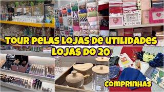 Tour pelas Lojinhas de Utilidades / Lojinhas do 20 / Mostrei Comprinhas que fiz . Dia de Passeio .