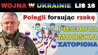 16 LIS: ZATOPIENI! Rosyjska Piechota Morska Ponosi Ciężkie Straty w Kursku | Wojna w Ukrainie