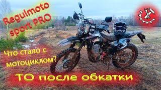 Regulmoto sport 003 PRO После обкатки. ТО номер 2