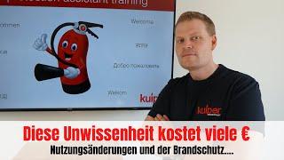 Diese Unwissenheit im Brandschutz kostet viel Geld #BrandschutzEinfachErklärt