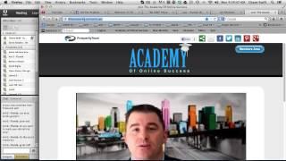 Chase Swift "Prosperity Team" Internet Marketing Training April 8 2013