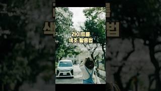 라이트룸 색조 활용법