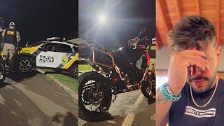 POLICIA PRENDEU A NOVA MOTO DO THIAGO REIS GS 900 *Ele explicou o motivo*