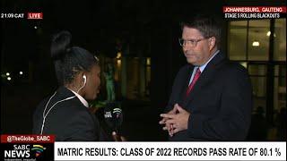 Matric Results 2022 | Western Cape Education MEC: David Maynier