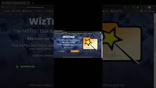 The software you need to cleanup your storage... #shorts #wizztree #windows