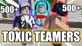 TOXIC TEAMERS START A WAR WHEN THEY JUMPED MY FRIEND [] Jujutsu Shenanigans