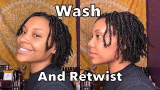 Wash and Retwist Starter Locs | Second Retwist | Knatty Dread Cream