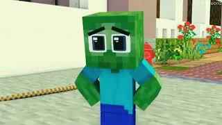 Zombie x squid Gam : Zombie New Adventures, Zombie San, Minecraft Animation