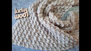 Knitted shawl "See Shell"