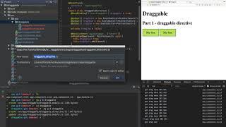 Drag/drop in Angular 5+ - part 1 of 6 - draggable directive