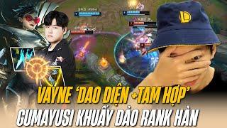 GUMAYUSI VÁC GIÁO ÁN VAYNE DAO ĐIỆN STATIKK +TAM HỢP KIẾM KHUẤY ĐẢO RANK HÀN VÀ CÁI KẾT