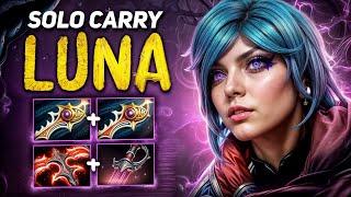 x2 Divine Maga Creeps Comeback LunaOne Shot | Dota 2 Gameplay