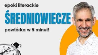 Średniowiecze - Epoki literackie w 5 minut - #matura #maturazpolskiego #maturanamaksa