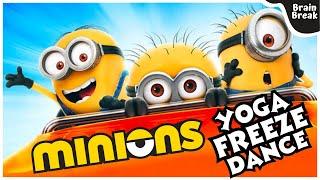 Minions Yoga Freeze Dance | The Rise of Gru | Brain Break | Just Dance