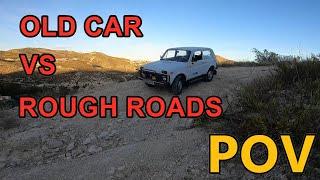 OLD CAR vs ROUGH ROADS.