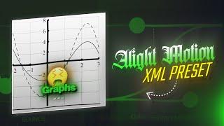 Alight Motion | XML preset [ Graphs Edit ]