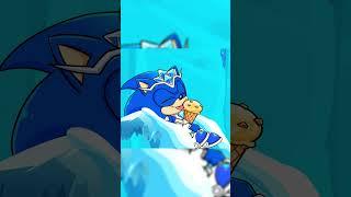 SONIC Brewing Cute Baby BUT Elemental #shorts #sonic #SonicTheHedgehog3 #cartoon #transformation