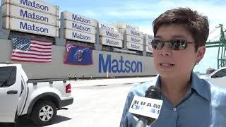 Matson welcomes biggest container ship built in the U.S.