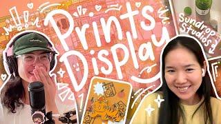 Print Artist Alley Displays, Portfolios, & Money Transparency (ft Sundrop Studios) EP 9 | Mualcaina