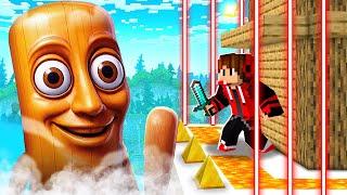 Giant TUNG TUNG SAHUR vs Secure Base In Minecraft !!!