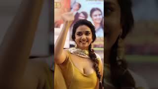 Keerthi Suresh rare boobs show || #keerthisuresh #actress #cleavage #sreeleela #viral