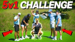 5 VS 1 King of The Course Golf Challenge | Good Good