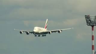 A380 landeanflug Flughafen Düsseldorf