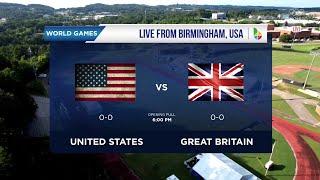 USA - Great Britain Game 4 Ultimate Frisbee World Games 2022