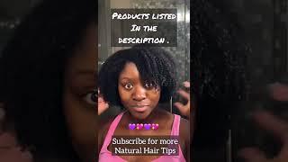 Natural Hair Journey 2022 Products #shorts