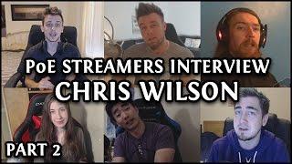 Path of Exile Streamers Interview Chris Wilson (Pt 2/3) - Racing & Game Design