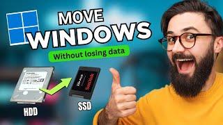 How to MOVE Windows to Another Drive/DISK for FREE (2024)