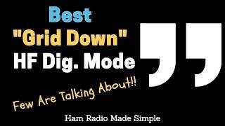 "Grid Down" Best Ham Radio HF Digital Mode For COMM's