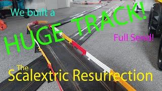 The Scalextric Resurrection Part 6 - We built a HUGE track!