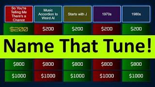 Guess the Song Jeopardy Style | Quiz #48