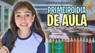 VLOG DO PRIMEIRO DIA DE AULA - FAMÍLIA PORCIDES siga @dailyfamiliaporcides