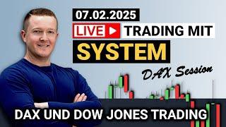 Mit 1.000€ zum beruflichen Börsenhandel mit Florian Kasischke - DAX Livetrading | 07.02.2025