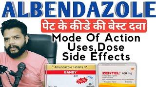 पेट के कीड़े की दवा Albendazole Uses,Mechanism of Action,Dose,Side Effects In Hindi