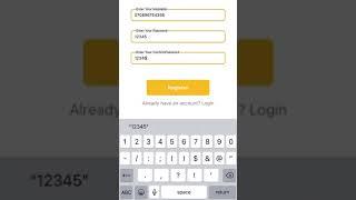 React Native user form with floating text animation  #smartphone #reactnative #python