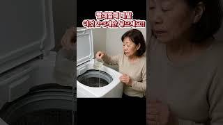 빨래할때 이거 꼭 넣으세요! 구김 억제와 정전기 감소까지 세탁기 탈수통에 테니스공을 넣으면 구김이 줄고 부드럽게 마릅니다.